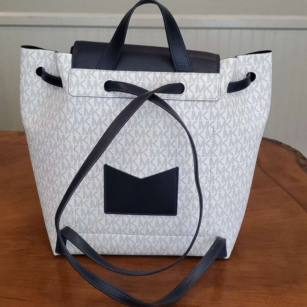 Like NEW Michael Kors logo print Junie backpack